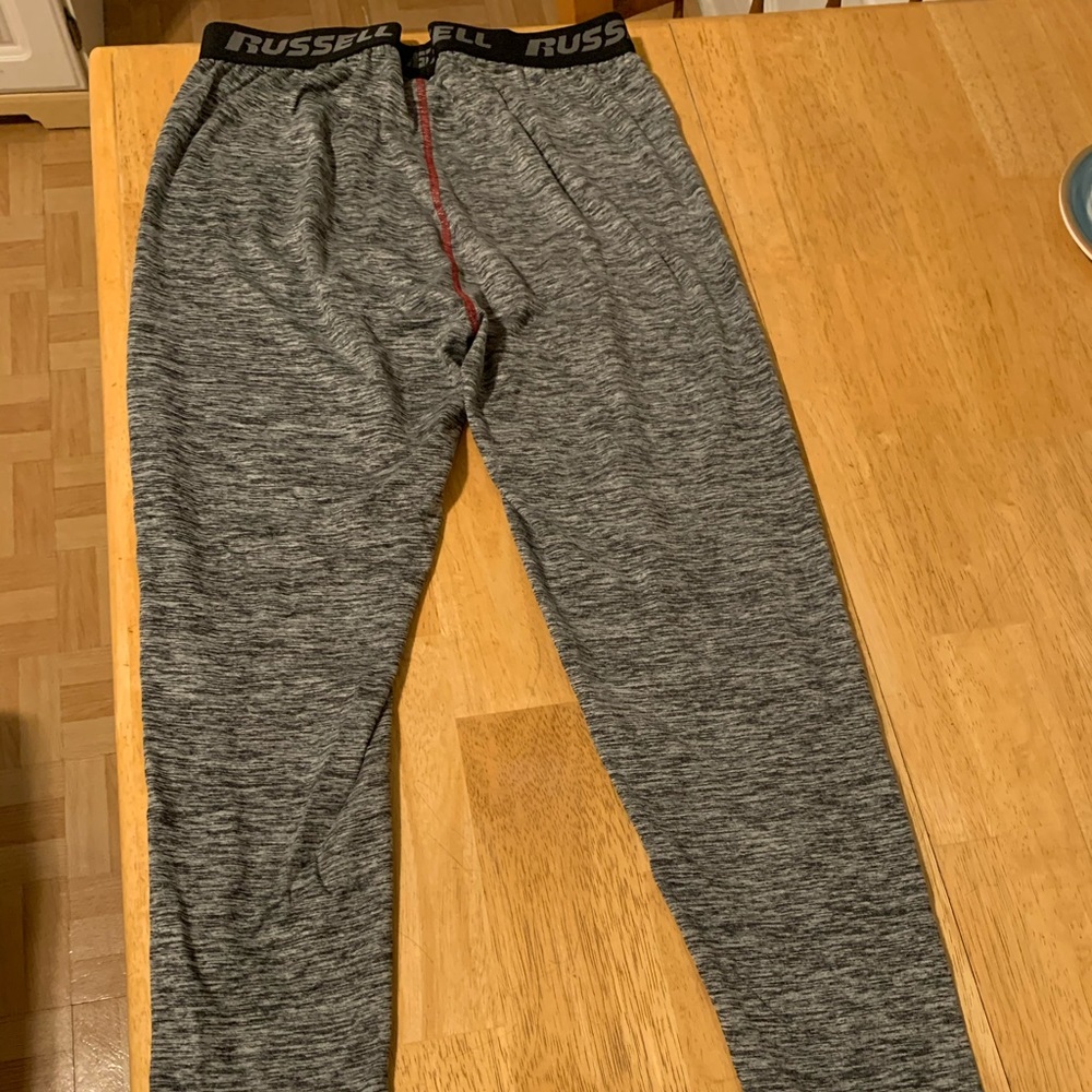 Gray men’s sports leggings